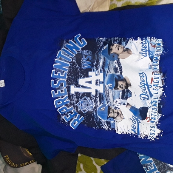 LA Dodgers t shirt 2020 National league champions - Picture 2 of 7